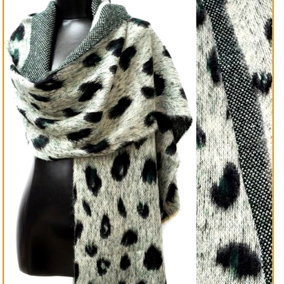 Black & Grey Scarf/Wrap